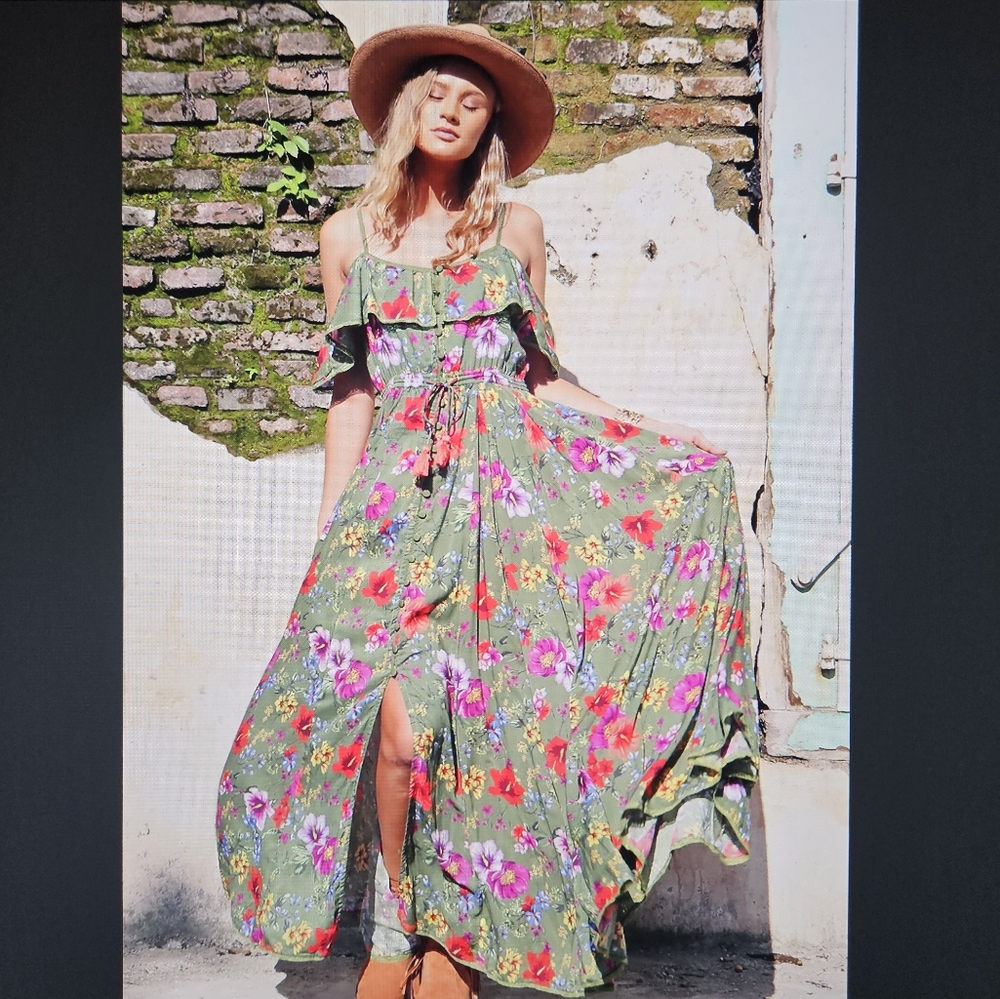 Tulle & Batiste Green Dress